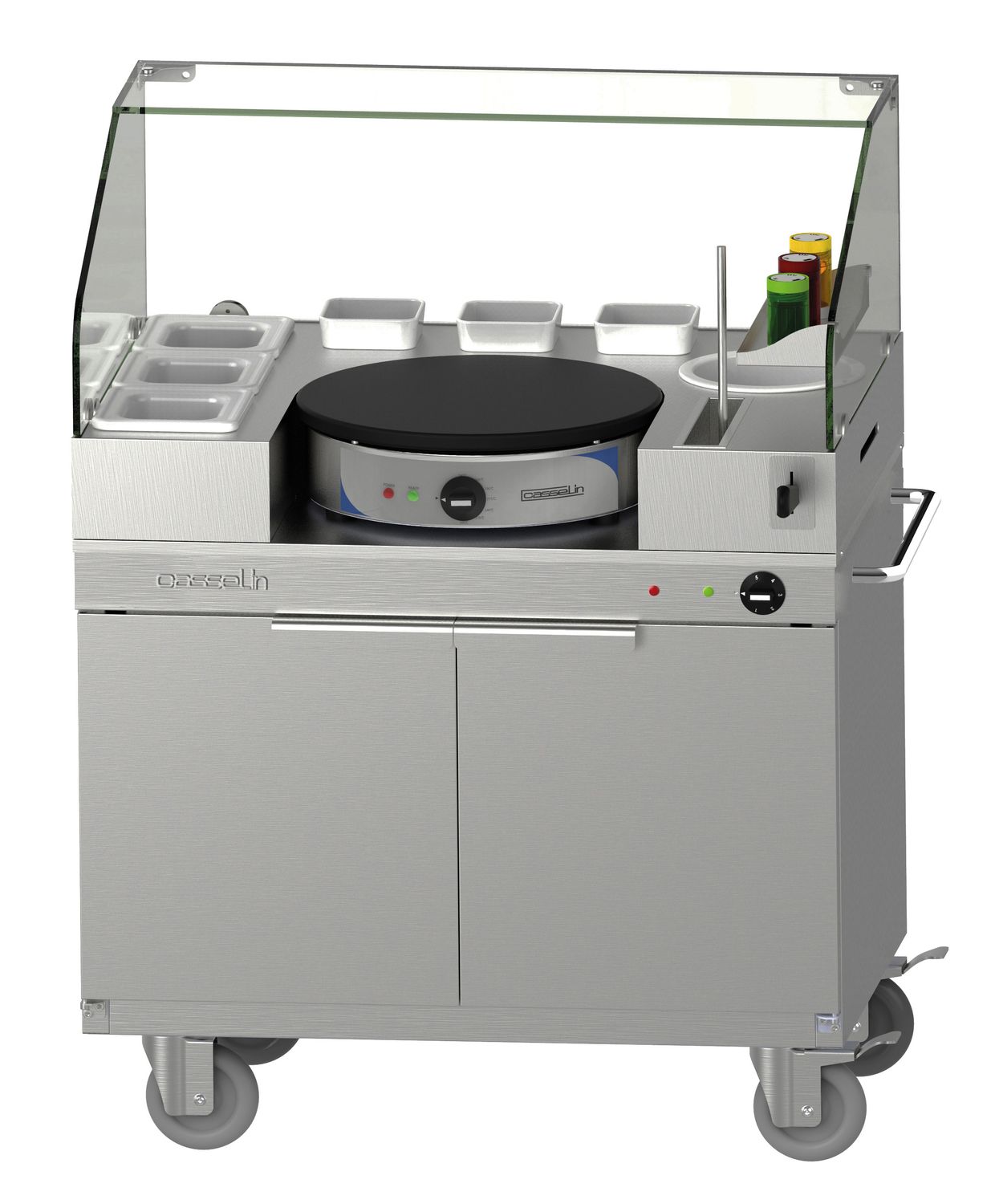 Casselin - Carrello per crepes 40 rimovibile
