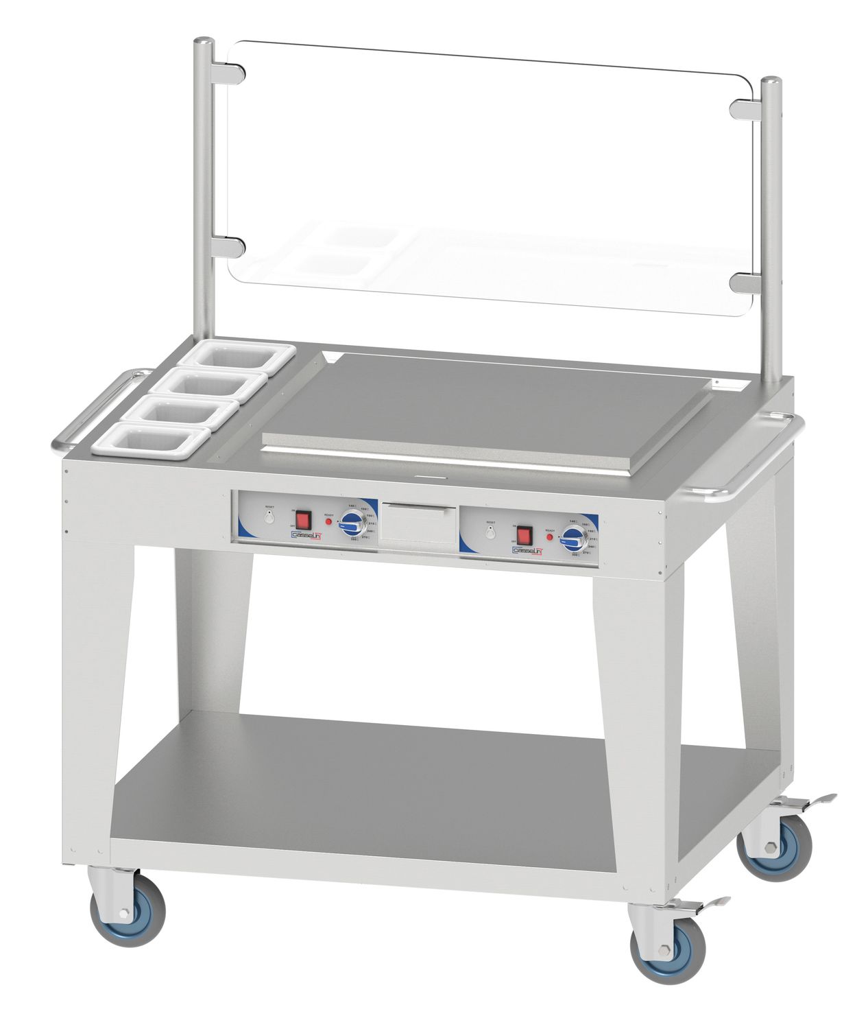 Casselin - Supporto mobile per fry top