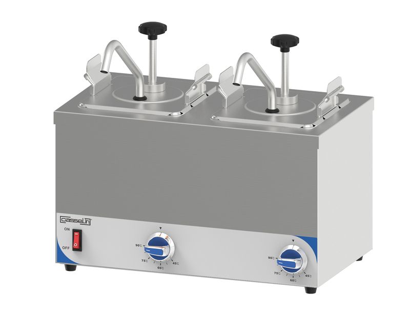 Casselin - Dosatore per salse riscaldante doppio