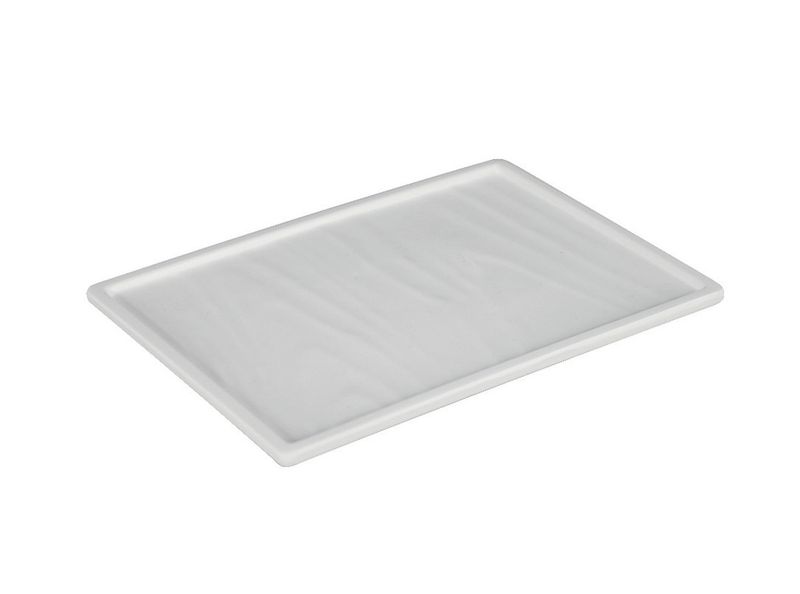 Ilsa - Vassoio rettangolare avorio 20,3 x 14,6 x 1,3 cm Efay Taiji