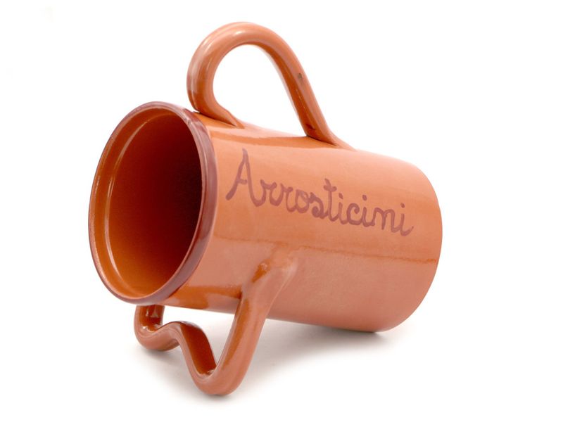 De Silva - Brocca porta arrosticini in terracotta 16,5 x 19,5 x 20,5 cm