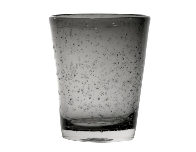 Vetreria Artistica - Bicchiere grigio 31,5 cl Bubbles