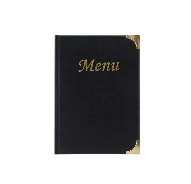 Securit - Portamenù A5 17,2 x 23,7 cm Nero Basic Range