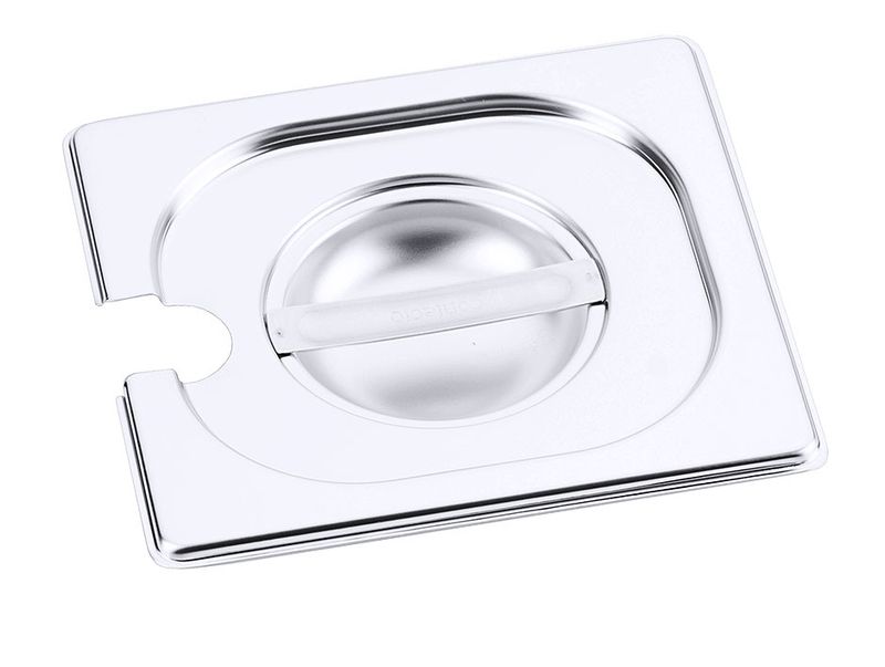 Coperchio GN 1/6 con incavo per cucchiaio - Contacto