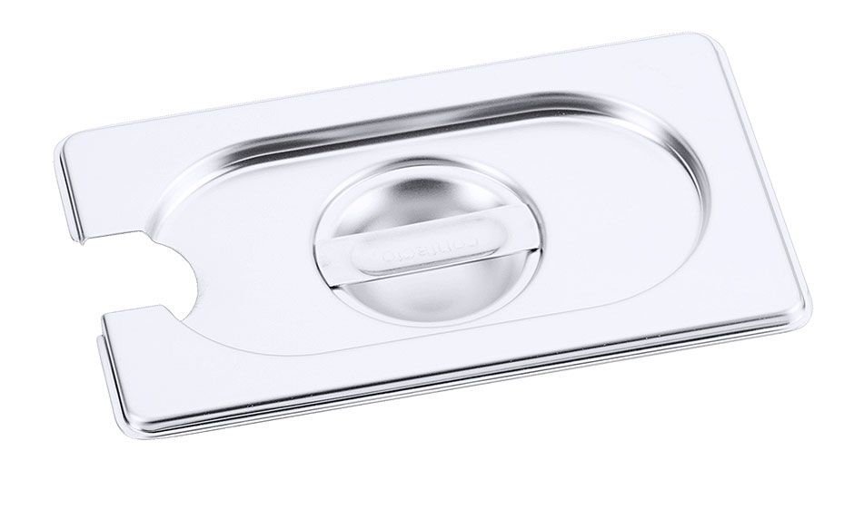 Coperchio GN 1/9 con incavo per cucchiaio - Contacto