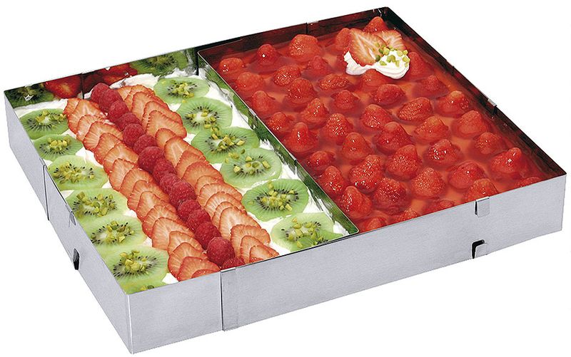 Cornice per torte rettangolare - Contacto