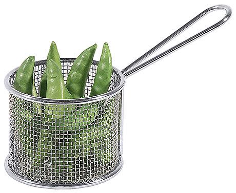 Cestello per servire/friggere rotondo 8,5 cm - Contacto