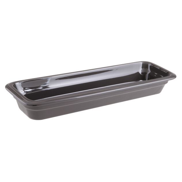 Paderno - Contenitore GN 2/4 grigio scuro 162 x 530 x 65 mm