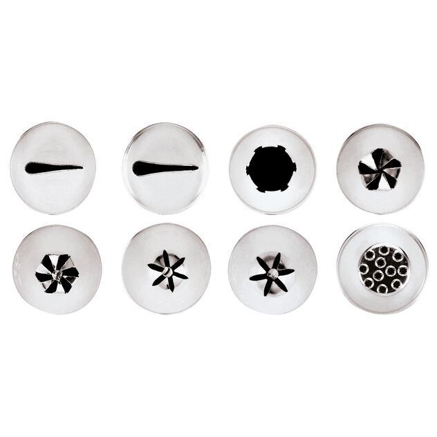 Set 8 bocchette con profilo liscio 1,8 cm - Paderno