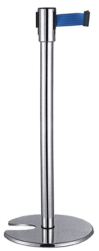 Colonna di sbarramento con nastro 95 cm Blu - Contacto