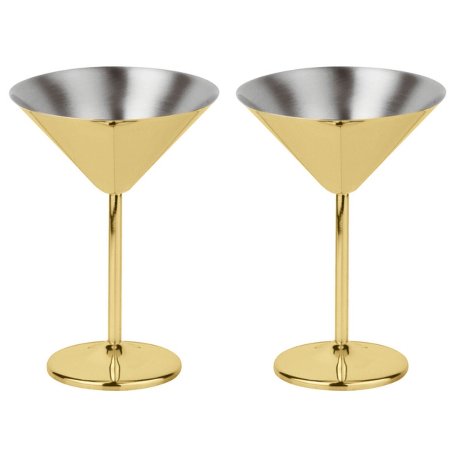 Set 2 coppe martini Mirror Gold - Paderno