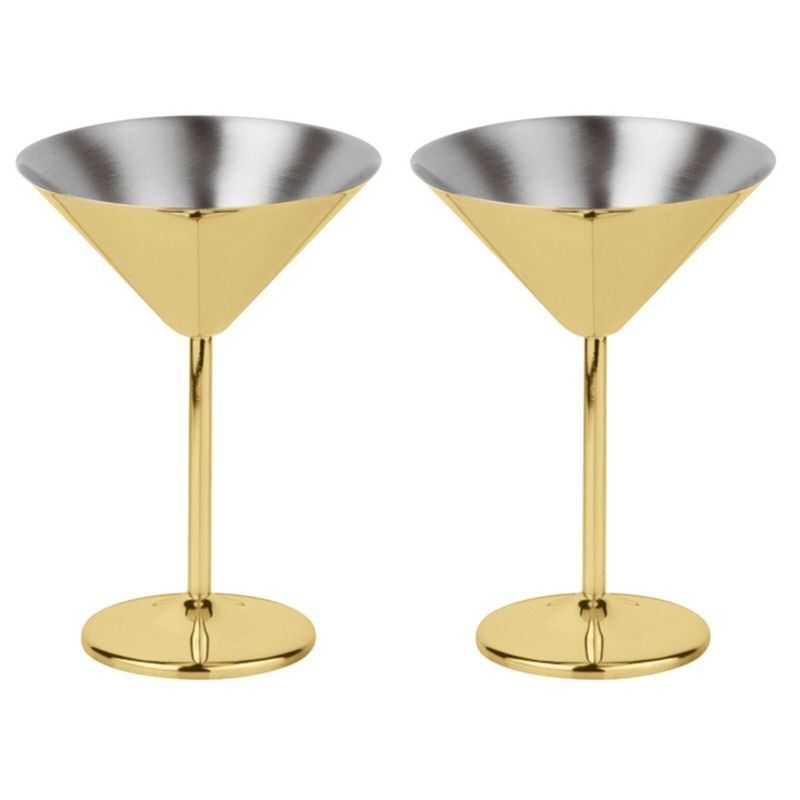 Set 2 coppe martini Mirror Gold - Paderno