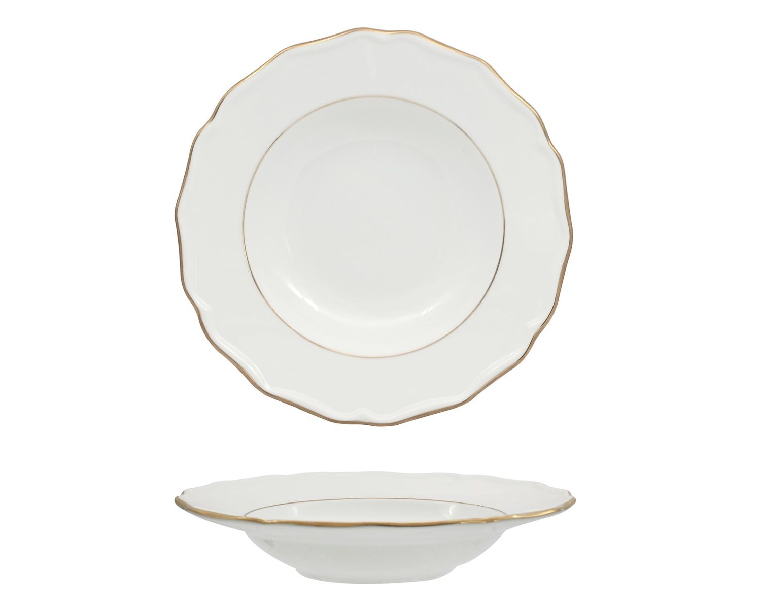 Feng - Piatto fondo 23 cm Diana Gold