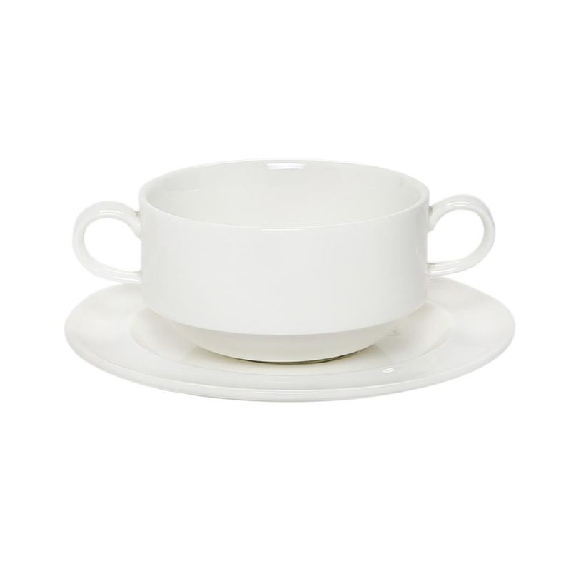 Piatto Per Tazza Colazione/Brodo/The 15 cm Forma 85 Advantage - Royal Porcelain