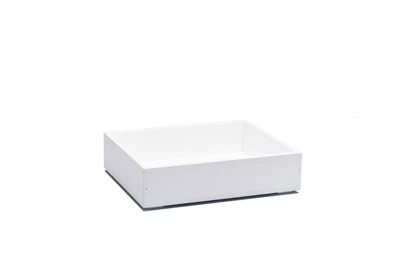 Yegam - Cassetta in frassino bianco GN 1/2 h 7,5 cm T-Collection