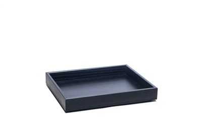 Yegam - Cassetta in frassino nero GN 1/2 h 4 cm T-Collection
