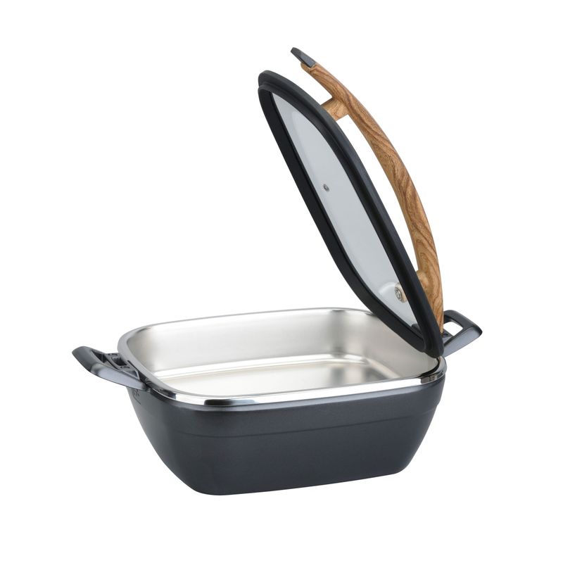 Yegam - Scaldavivande rettangolare a induzione 32,5 x 26,5 cm Artisan