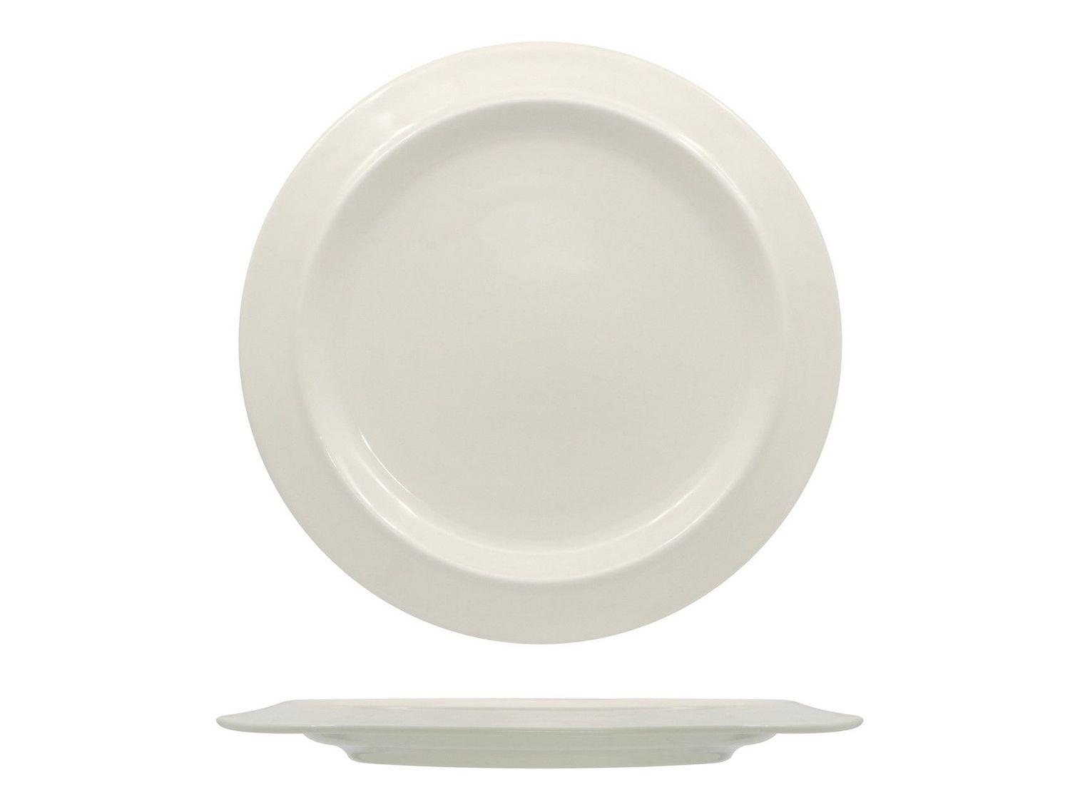 Ariane - Piatto piano 21 cm Kama Avorio