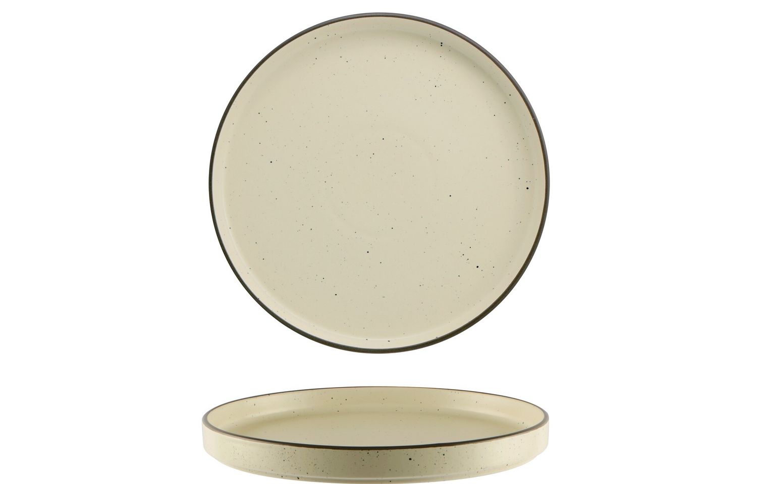 Ariane - Piatto nordic 21 cm Selas Ecru