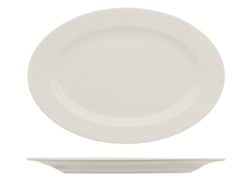 Ariane - Piatto ovale 32 cm Ripple