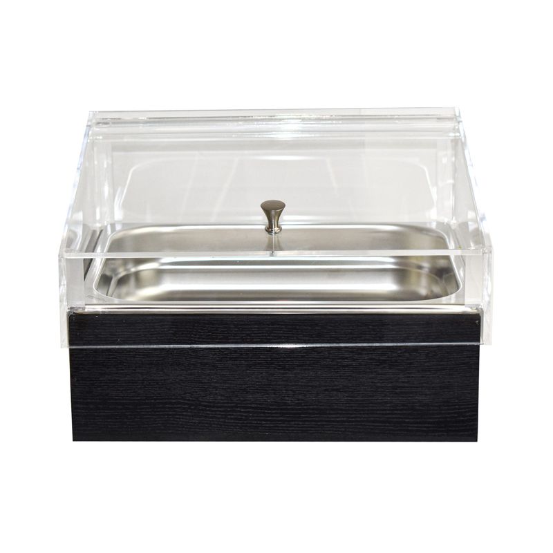 Yegam - Espositore Refrigerato con Vascha GN 1/2 Nero T-Collection