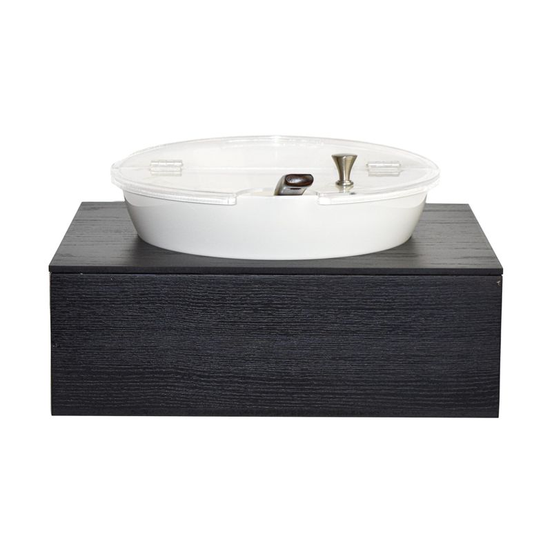 Yegam - Espositore refrigerato con cucchiaio nero GN 1/2 T-Collection