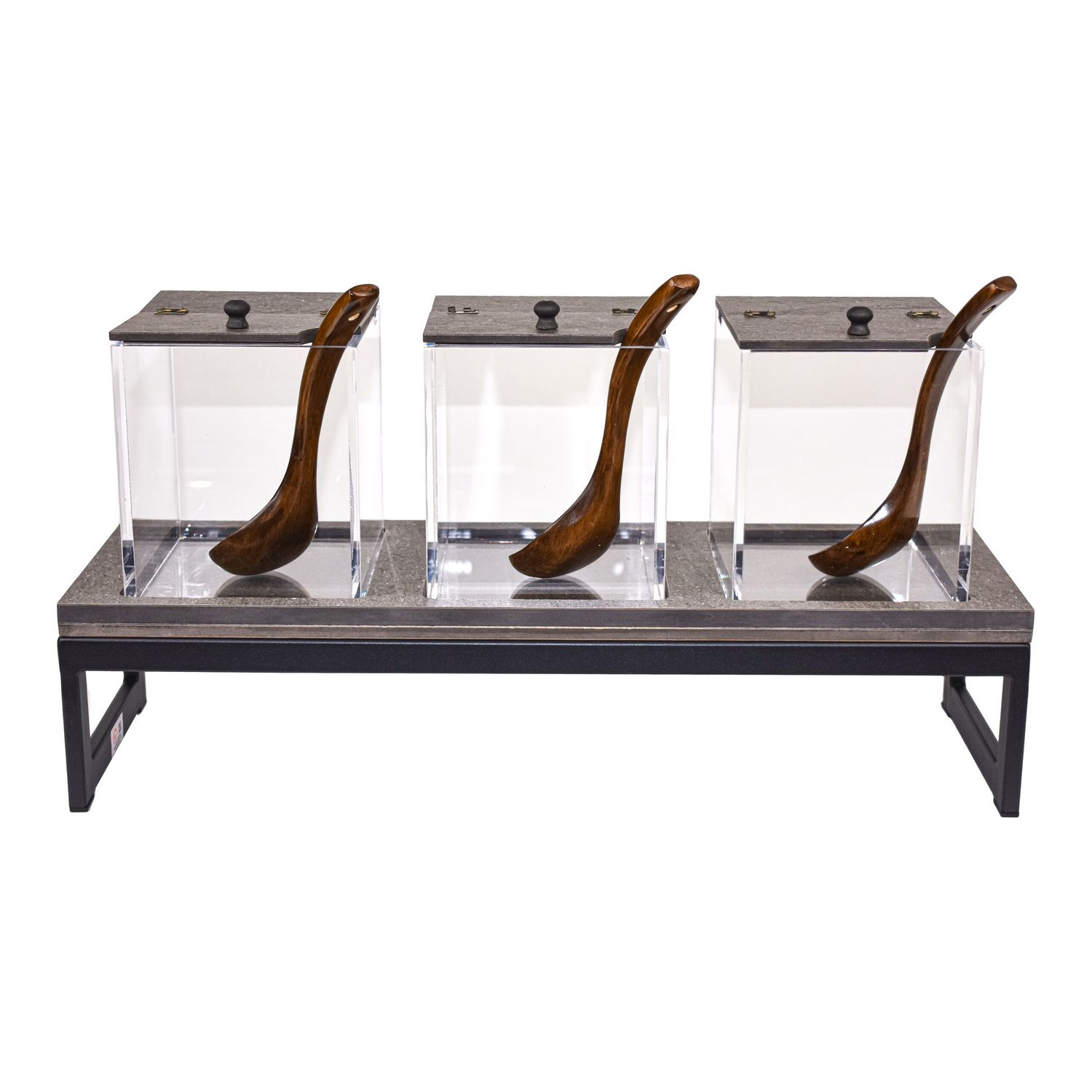 Yegam - Dispenser cereali in roccia con alzata T-Collection