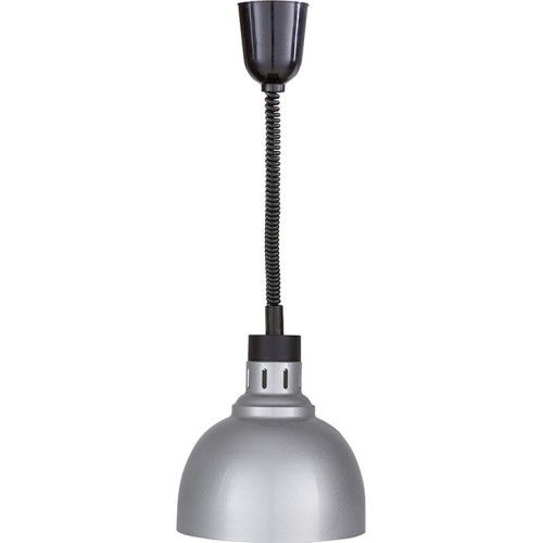 Forcar - Lampada riscaldante a infrarossi a sospensione 27 cm Argento