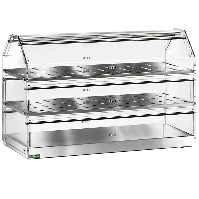 Forcar - Vetrina da esposizione 3 ripiani 85 x 35 cm