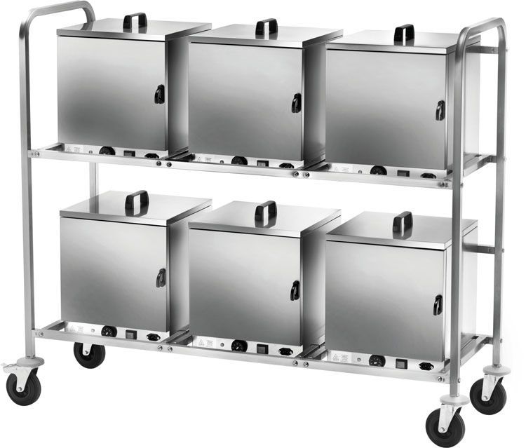 Forcar - Carrello porta cassette termiche 155 x 61 cm