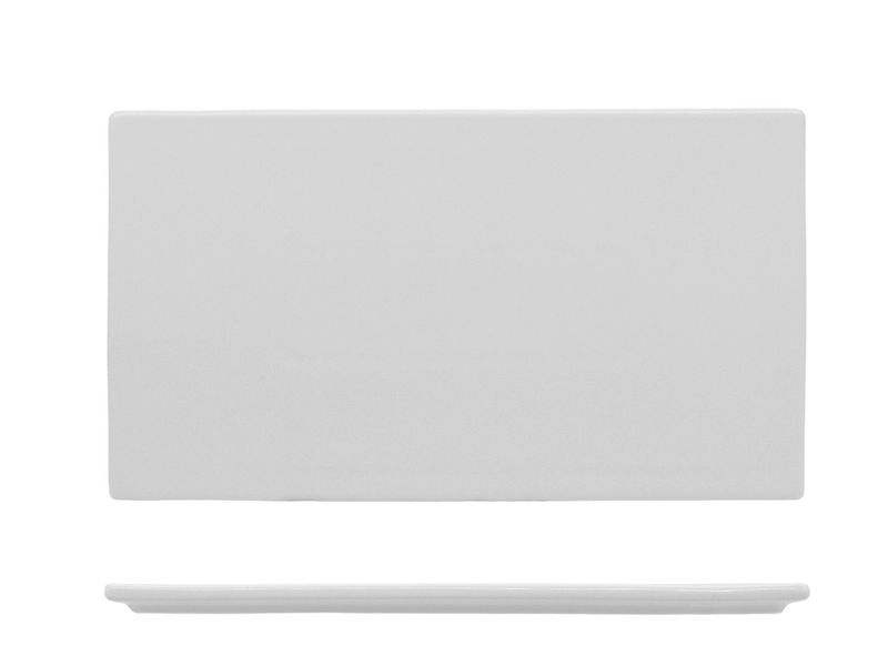 Feng - Piatto base gourmet rettangolare 30,8 x 17,6 cm Planko