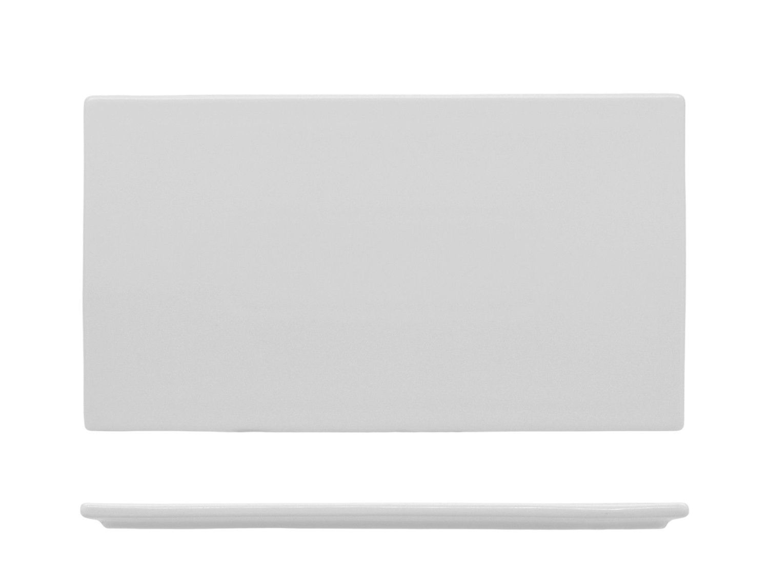 Feng - Piatto base gourmet rettangolare 25,4 x 14,5 cm Planko