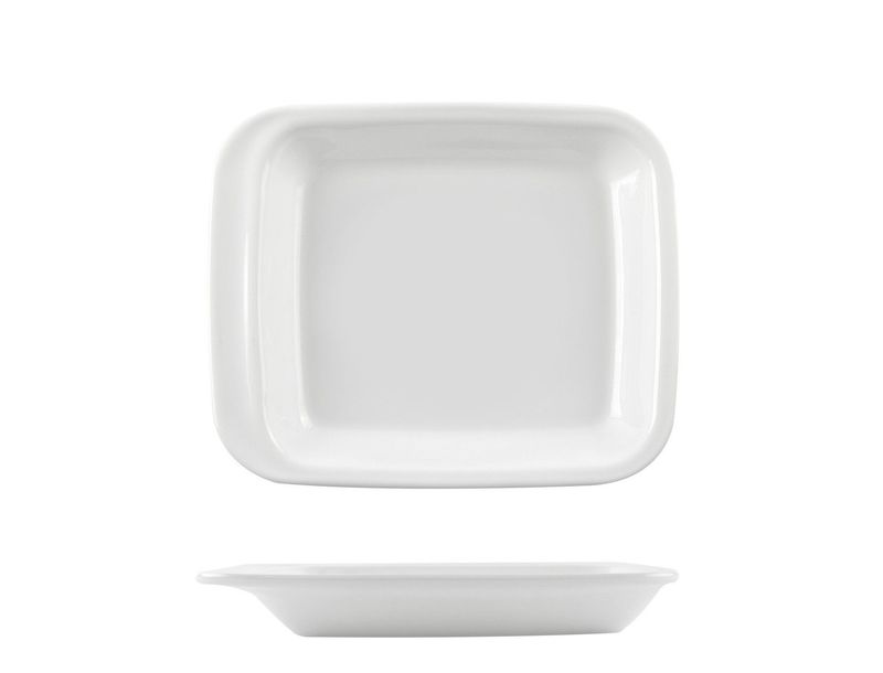 Bormioli Rocco - Piatto 16,2 x 13,3 cm Buffet Gastronorm
