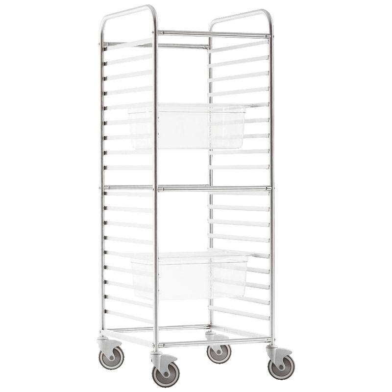 Paderno - Carrello GN 2/1 73 x 62 x 170 cm