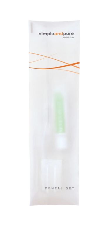 Tirolix - Set per l'igiene orale in bustina Simple and Pure