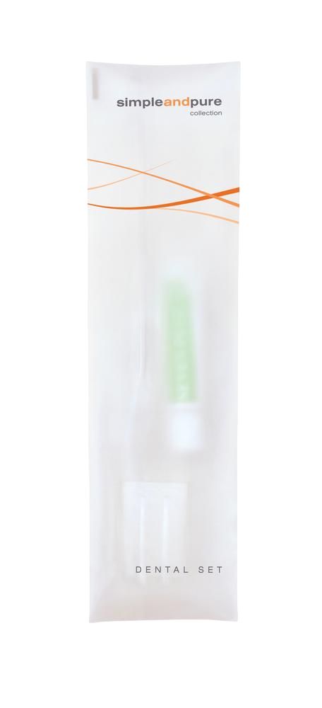 Tirolix - Set per l'igiene orale in bustina Simple and Pure