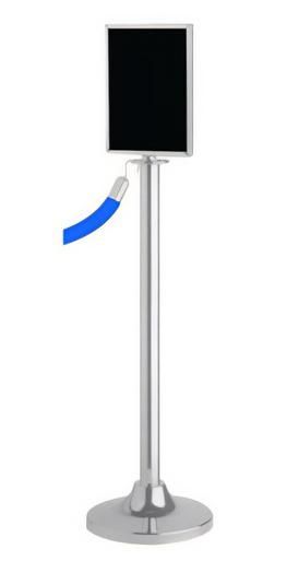 Tirolix - Barriera con pannello informativo verticale 33 x 144 cm