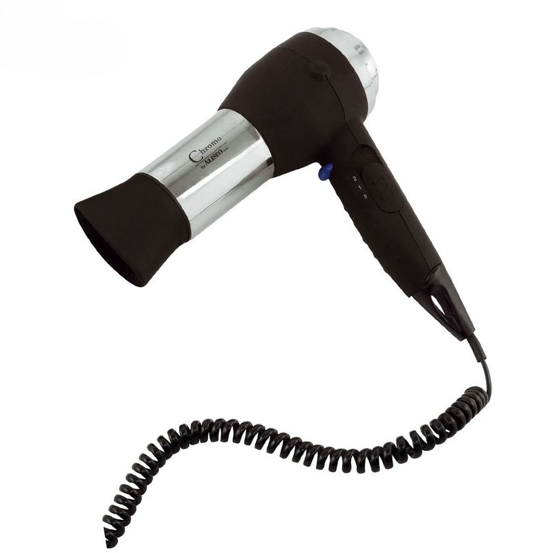 Aliseo - Asciugacapelli Chromo cromo/nero 1200W
