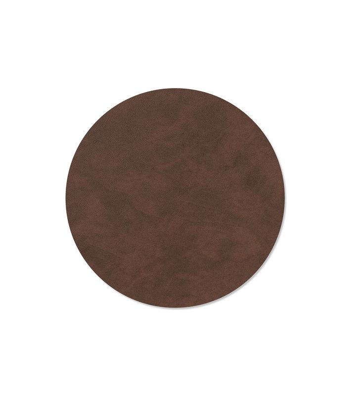 Lind DNA - Tovaglietta Nupo Circle Dark Brown 30 cm
