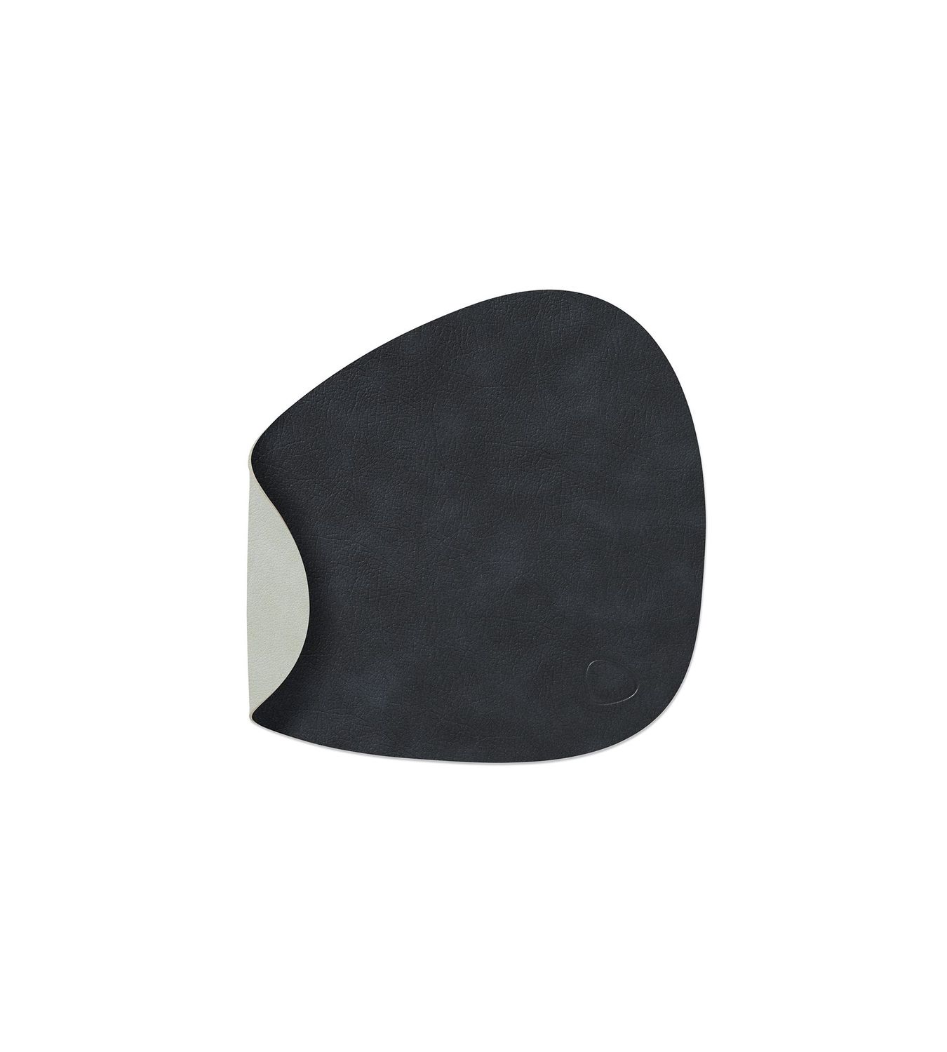 Lind DNA - Tovaglietta Double Curve Cloud black/Nupo metallic 24x28 cm