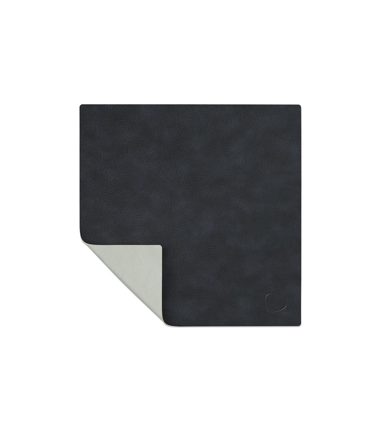 Lind DNA - Tovaglietta Double Square Cloud Blacke/Nupo Metalic 28x28 cm