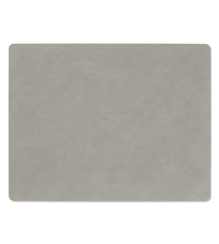 Lind DNA - Tovaglietta Corduroy Square Light Grey 35x45 cm