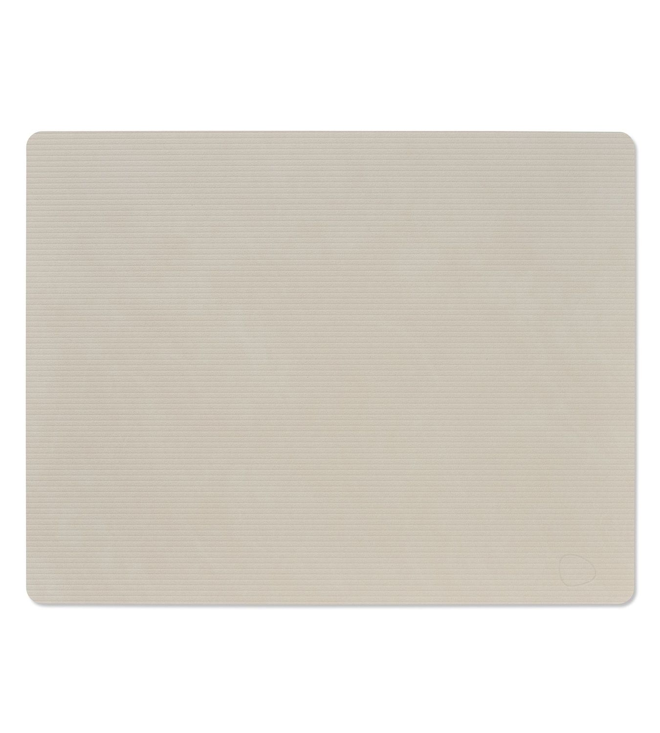 Lind DNA - Tovaglietta Corduroy Square Oyster White 35x45 cm