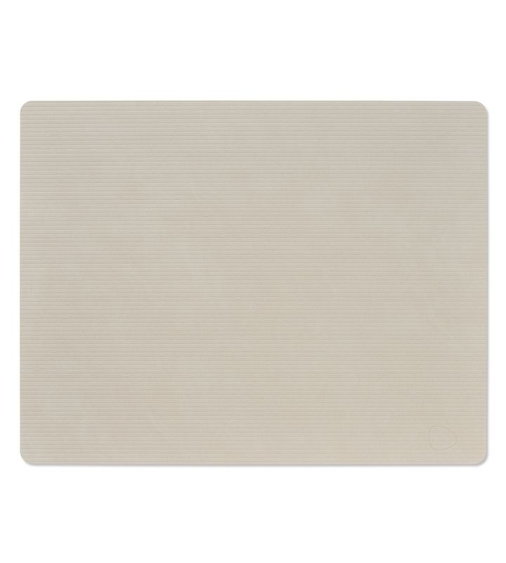 Lind DNA - Tovaglietta Corduroy Square Oyster White 35x45 cm