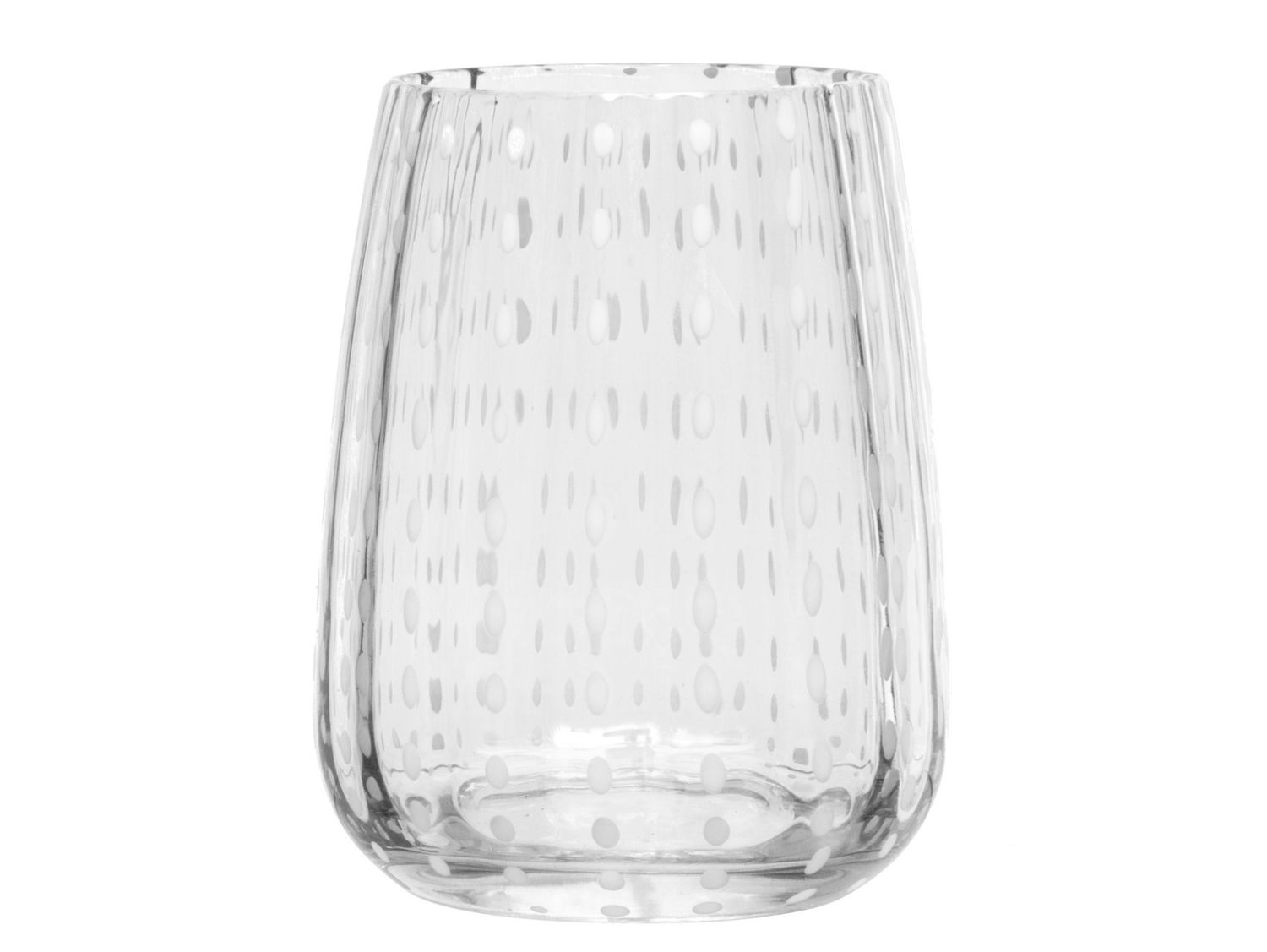 Vetreria Artistica - Bicchiere trasparente 36 cl Perlage