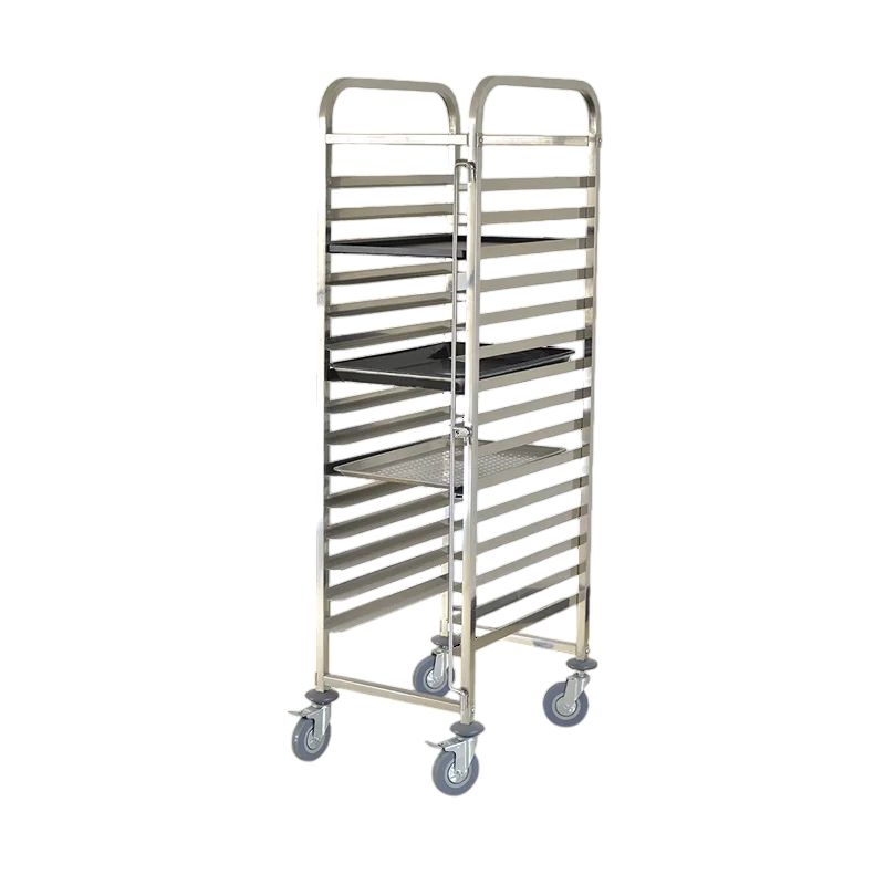 Carrello portatateglie 16 ripiani 47 x 62 x 174 cm - Horecatech