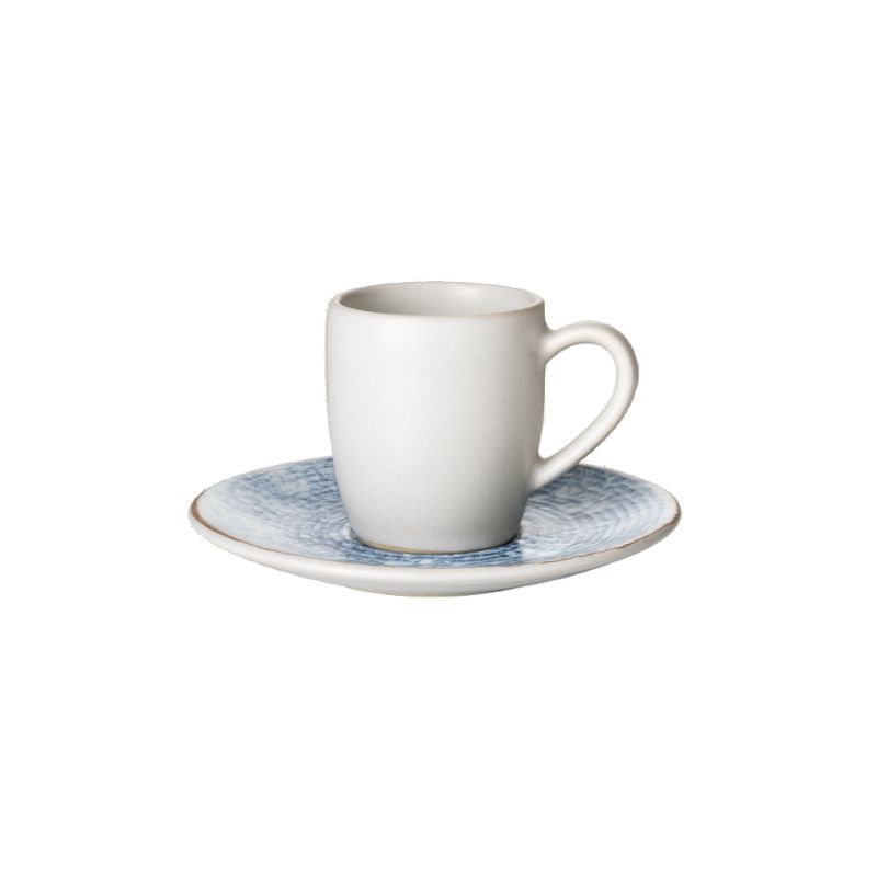 Tirolix - Tazza espresso con piattino 80 ml Coupe Arctic