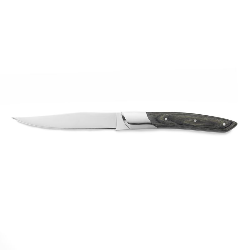 Tirolix - Coltello da bistecca 24 cm Marrone Carlos
