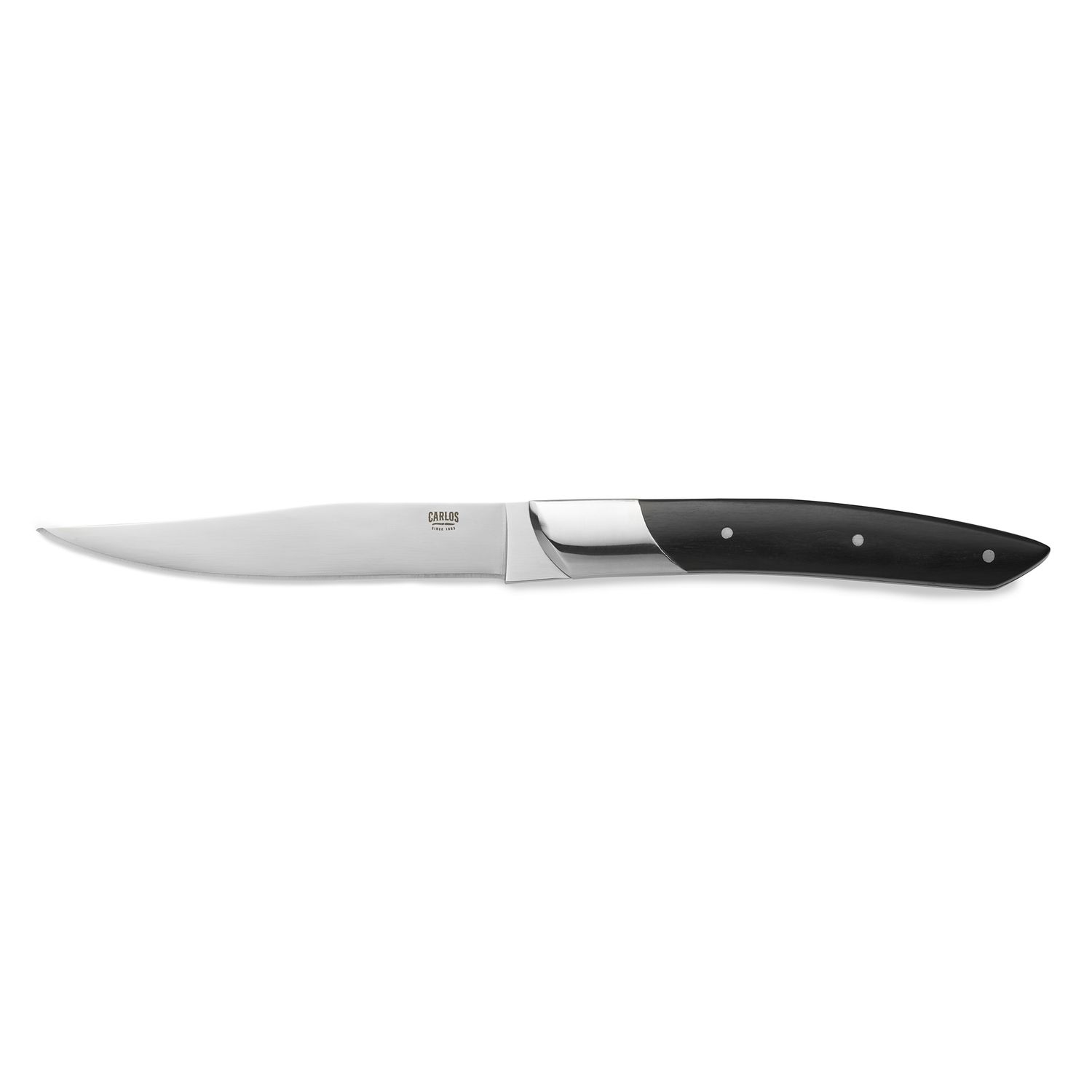 Tirolix - Coltello da bistecca 24 cm Nero Carlos
