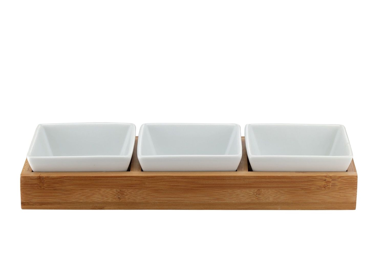 Set da portata con 3 ciotole incassate 30 x 10,8 cm - Weis